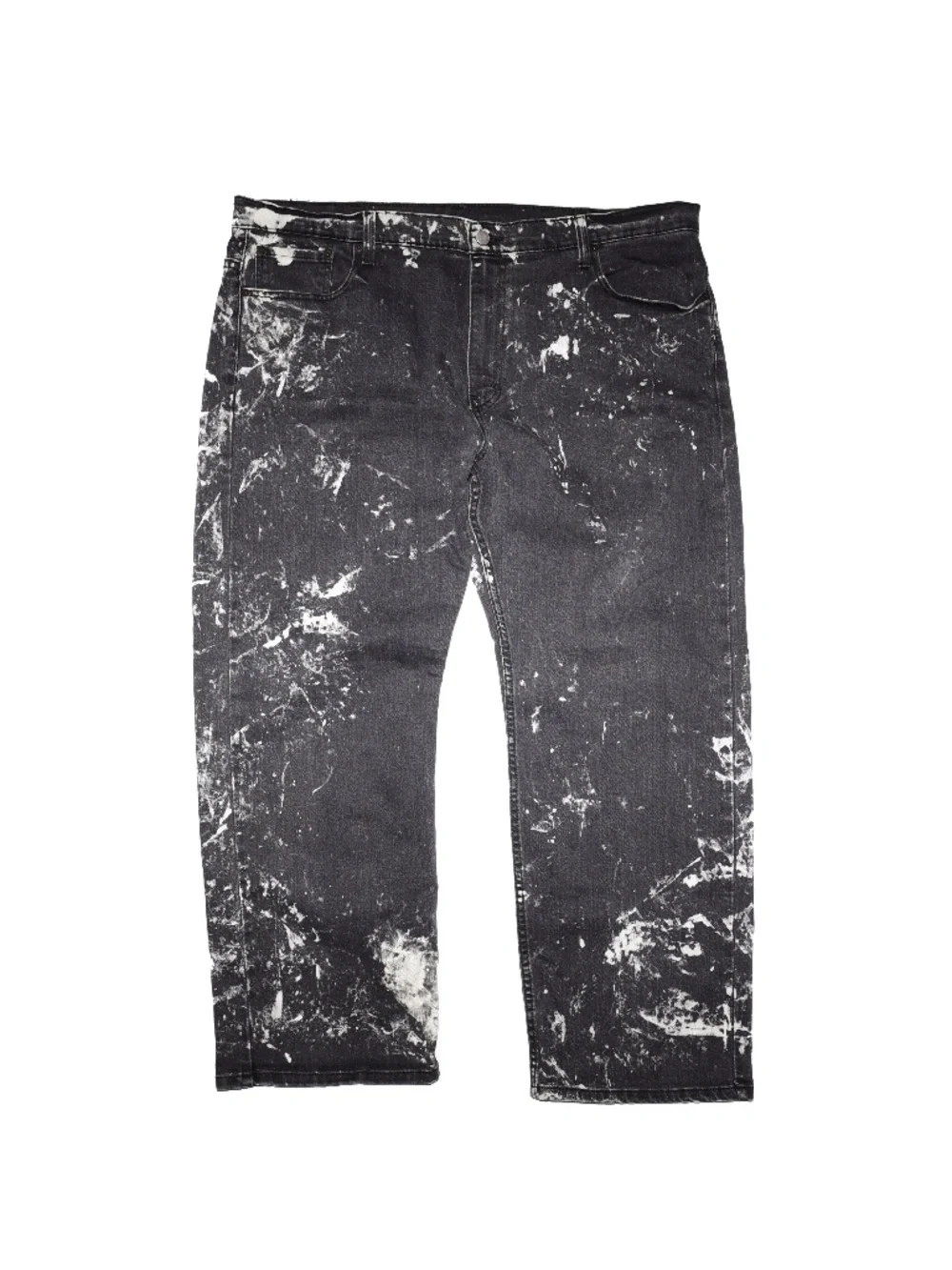 Levi's 569 Bleach Denim Baggy Jeans
